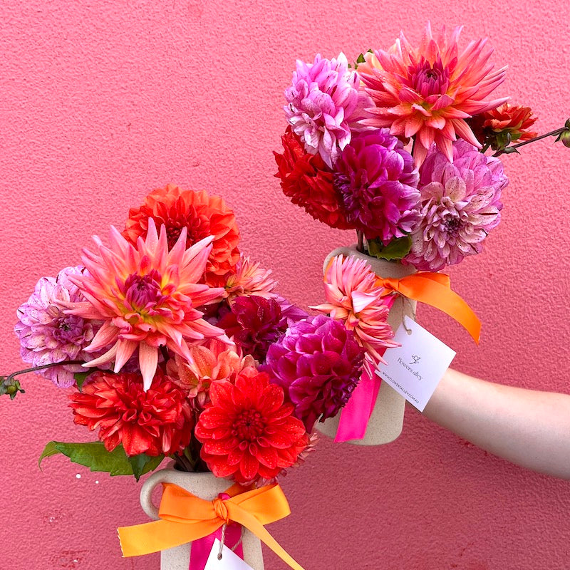 summer blooms fresh dahlias